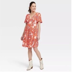 Knox Rose Short Sleeve A-Line Dress
